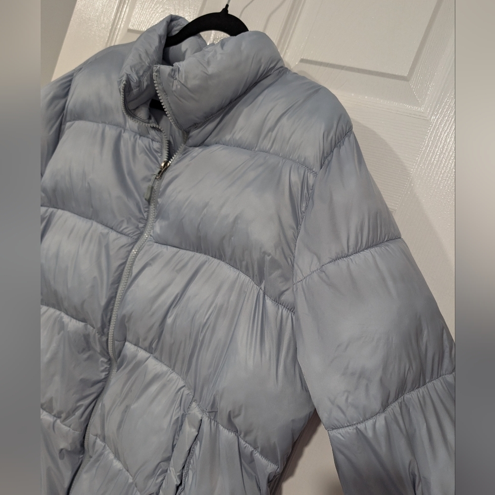 32 Degrees Heat Light Gray/Blue Puffer Jacket in Size XXL - Picture 4 of 15